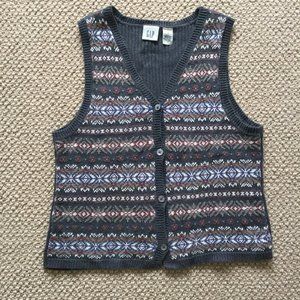Gap cotton knit vest
